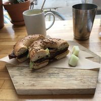 Bagel Sandwich, circa 2017 at The Butcher's Daughter - Nolita in New York City