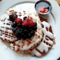 Pancakes! These are GF but still good. at The Butcher's Daughter - Nolita in New York City