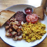 Country breakfast with tofu scramble. at The Butcher's Daughter - Nolita in New York City
