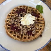 Weekend waffle  at The Butcher's Daughter - Nolita in New York City