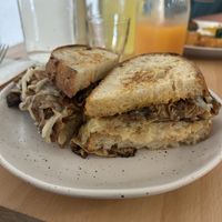 Pastrami tofu sandwich  at The Butcher's Daughter - Nolita in New York City