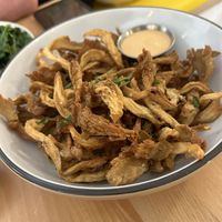 Mushroom calamari  at The Butcher's Daughter - Nolita in New York City