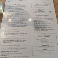 Menu at The Butcher's Daughter - Nolita in New York City