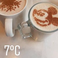 Hot cacao and chai latte at The Butcher's Daughter - Nolita in New York City