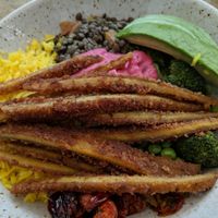 Plantain protein bowl at The Butcher's Daughter - Nolita in New York City