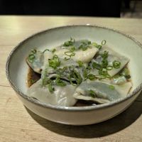 Spinach dumplings at Asian Street in Chisinau