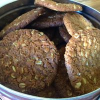 Anzac biccies at Crumbs Organic Bakehouse in Kensington