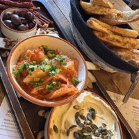 Vegan plate  at Browar Pod Zamkiem in Szczecin