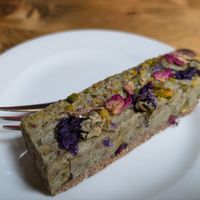 Pistachio slice at Coogi's Pizzeria & Bistrot in Mdina