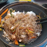 Japche Dopbab con Tofu at Bab Providencia in Santiago