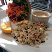 Tofu Burger at The Lime in Norwalk