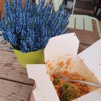 Vegan satay bowl at my indigo - Auerspergstrasse in Salzburg
