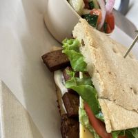 TBLT with cucumber salad   at Sunflower Cafe in Nashville
