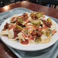 Famous BBQ nachos at Sunflower Cafe in Nashville
