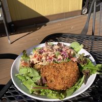 Crab cake  at Sunflower Cafe in Nashville