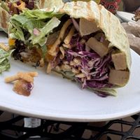 asian wrap  at Sunflower Cafe in Nashville