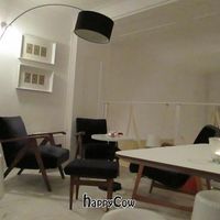 A view from the upstairs part at VEG Deli in Warsaw