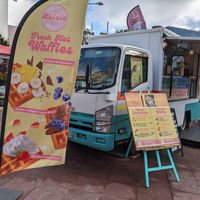 Food truck at Lalele Organic Gelato  in Auckland