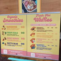Menu at Lalele Organic Gelato  in Auckland