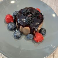 Vegan Chocolate Panna Cotta  at Hound and Harvest in Huntsville
