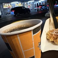 dinner 🧇  at Wafels & Dinges in New York City