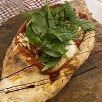 Vegan calzone  at Ratanà in Rolleston