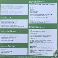 Menu at Café Bits and Bites in Ferntree Gully