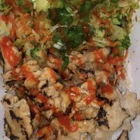 vegan chicken bowl  at Hana Kitchen in Isla Vista