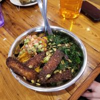 Tempeh bowl at Green Sage Cafe - South in Asheville