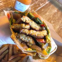 Phoenix Wrap with Tempeh & Avocado at Green Sage Cafe - South in Asheville