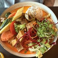 curry + tofu  at Soy Club in Stuttgart