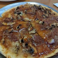 Pizza Barbacoa Vegana. at Blac Enjoy in Dos Hermanas