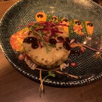 Potato and Spinach Tikki  at Daata Glasthule in Dublin