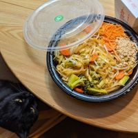 Vegan pad thai at Peppers Thai Cuisine in Palm Springs