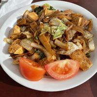 Pad Kee Mao (Drunken Noodles) - Vegan  at Peppers Thai Cuisine in Palm Springs