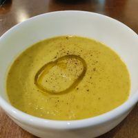 Zuppa del giorno con patata dolce e broccoli at Mela Canela - Sintra Centre in Sintra