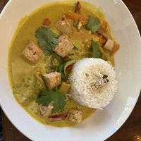 Green tofu curry   at Mela Canela - Sintra Centre in Sintra