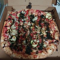 Veggie pizza at Nonna Ilva in Carlisle