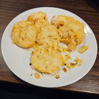 Garlic tots at Bed Head Vegan Brunch House in Bethlehem