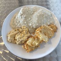 Biscuits & gravy  at Bed Head Vegan Brunch House in Bethlehem