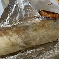 Stuffed breakfast burrito 🌯! So good! 😊   at Lilis Vegan Breakfast - Cloud Kitchen   in Lawndale