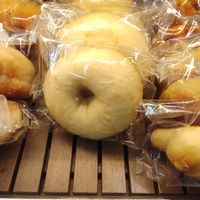 Bagel made from soy beans at Hokkaido Dosanko Plaza in Sapporo