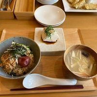 Natto Set at Casual Trattoria Sui - カジュアルレストラン Sui in Fukuoka