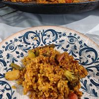 Paella at La Pepica in Valencia