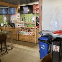 Counter ordering  at Man'oushe Express in Seattle