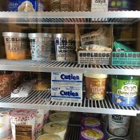Freezer section  at Kent Natural Foods Co-op in Kent