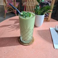 Green eyes smoothie at La Gula By The Hungry Tapir in Kuala Lumpur