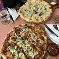 Satay and 4 cheese pizzas   at La Gula By The Hungry Tapir in Kuala Lumpur