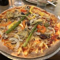 Vegetariana (with vegan cheese)  at Restaurang Napoli  in Karlstad