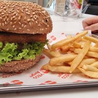 Hashbrown burger at VECO Burger - Centerpoint Bandar Utama in Petaling Jaya